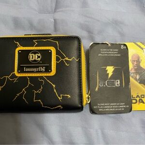 NWT Loungefly Black Adam zip wallet